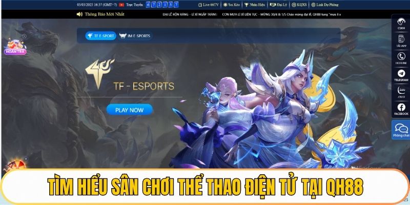 Tìm hiểu sân chơi thể thao điện tử tại QH88